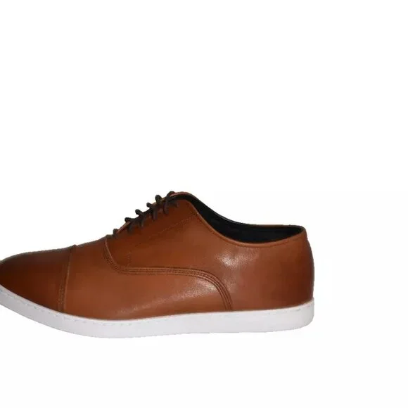 New! Allen Edmonds Park Avenue Captoe Dress Sneaker Shoe Brown 9.5 3E 4322 DD435